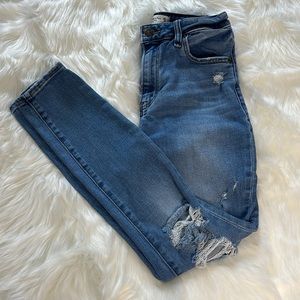 Abercrombie & Fitch The Super Skinny High Rise Curve Love Jeans Size 25|0S